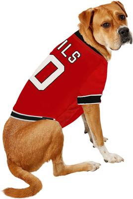 Show full view: Pets First NHL Dog & Cat Jersey, New Jersey Devils, X-Large slide 3 of 7