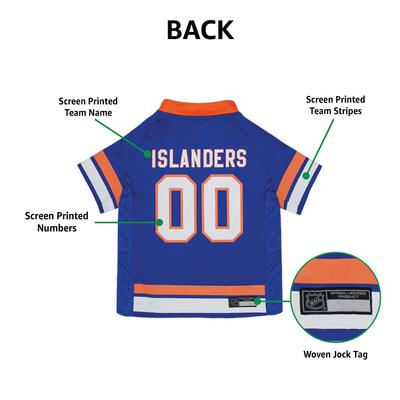 Show full view: Pets First NHL Dog & Cat Jersey, New York Islanders, X-Large slide 6 of 8