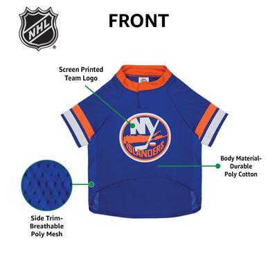 Show full view: Pets First NHL Dog & Cat Jersey, New York Islanders, X-Small slide 7 of 8