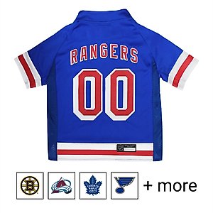 Pets First NHL Dog & Cat Jersey, New York Rangers, Large