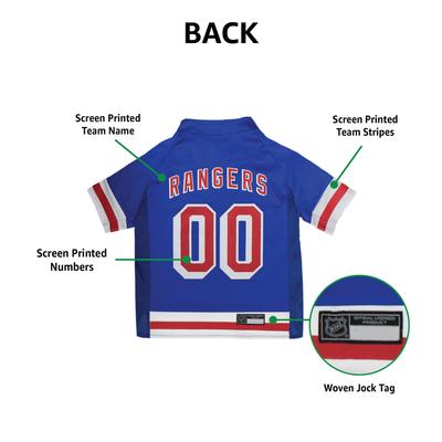 Show full view: Pets First NHL Dog & Cat Jersey, New York Rangers, Medium slide 6 of 8