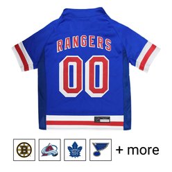 Pets First NHL Dog & Cat Jersey, New York Rangers, Small