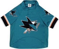 Pets First NHL Dog & Cat Jersey, San Jose Sharks, Large slide 2 of 6