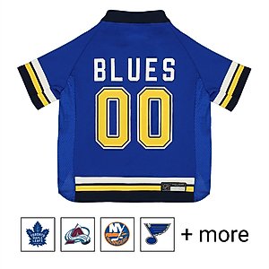 Pets First NHL Dog & Cat Jersey, St. Louis Blues, Small