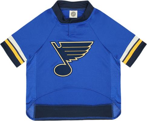 Show full view: Pets First NHL Dog & Cat Jersey, St. Louis Blues, X-Large slide 4 of 9