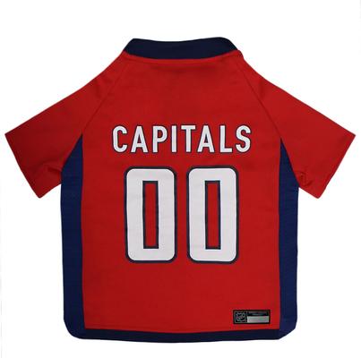 Show full view: Pets First NHL Dog & Cat Jersey, Washington Capitals, Medium slide 7 of 8