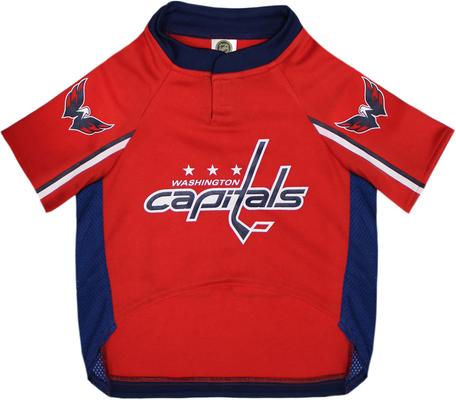 Show full view: Pets First NHL Dog & Cat Jersey, Washington Capitals, XX-Large slide 3 of 8