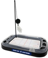 Pets First NHL Hockey Rink Cat Scratcher Toy with Catnip, Tampa Bay Lightning  slide 1 of 4