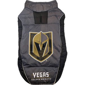 Pets First NHL Las Vegas Knights Dog & Cat Puffer Vest, Large