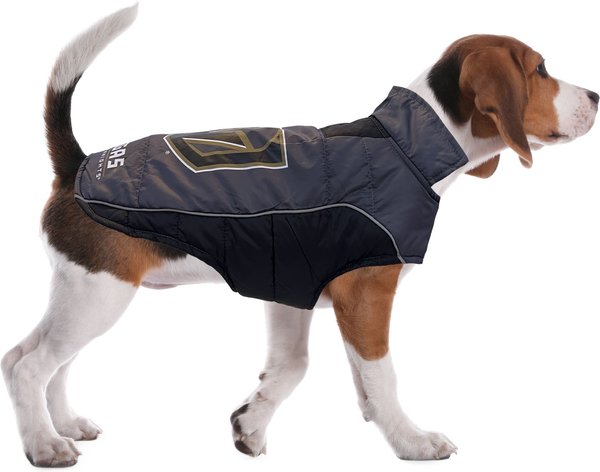 Show full view: Pets First NHL Las Vegas Knights Dog & Cat Puffer Vest, Small slide 6 of 6