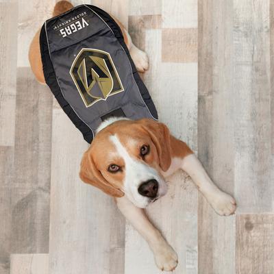 Show full view: Pets First NHL Las Vegas Knights Dog & Cat Puffer Vest, Small slide 5 of 6
