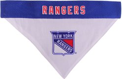Pets First NHL New York Rangers Reversible Dog & Cat Bandana, Large/X-Large slide 2 of 5