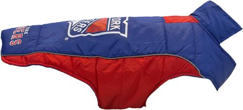 Show full view: Pets First NHL Ny Rangers Dog & Cat Puffer Vest, Small slide 3 of 6