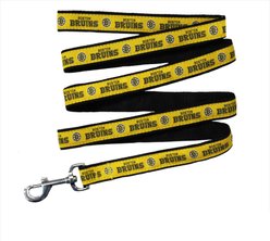 Pets First NHL Nylon Dog Leash, Boston Bruins, Medium: 4-ft long, 5/8-in wide
