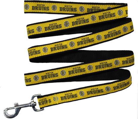 Show full view: Pets First NHL Nylon Dog Leash, Boston Bruins, Medium: 4-ft long, 5/8-in wide slide 4 of 4