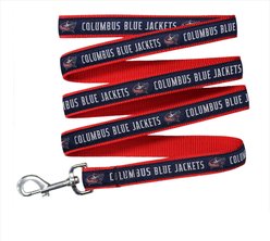 Pets First NHL Nylon Dog Leash, Columbus Blue Jackets, Large: 6-ft long, 1-in wide