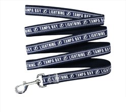 Pets First NHL Nylon Dog Leash, Tampa Bay Lightning, Medium: 4-ft long, 5/8-in wide