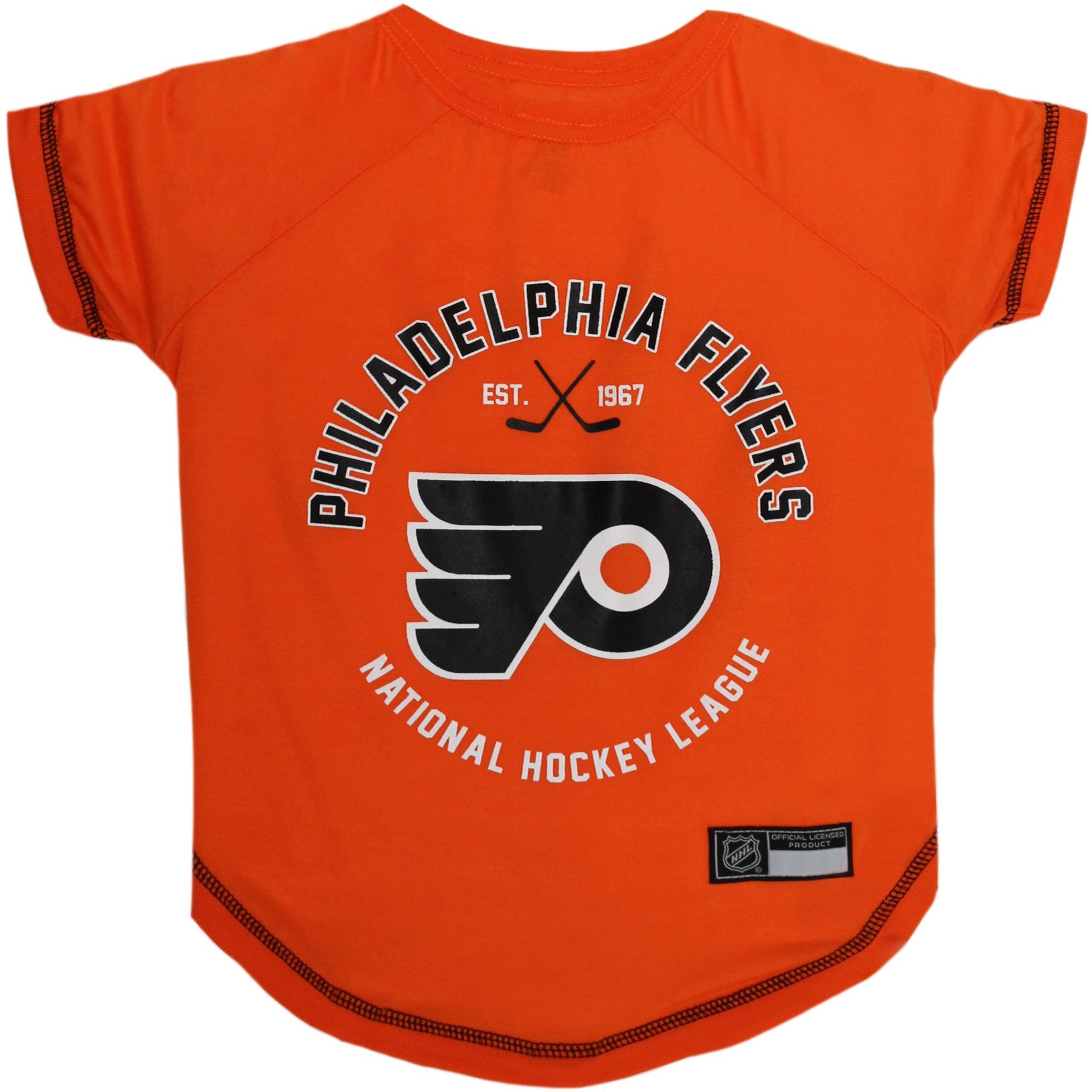 Pets First NHL Philadelphia Flyers Dog & Cat T-Shirt, Large