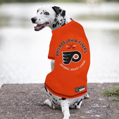 Show full view: Pets First NHL Philadelphia Flyers Dog & Cat T-Shirt, Large slide 4 of 6