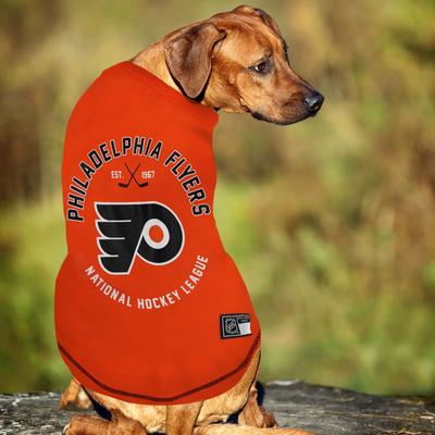 Show full view: Pets First NHL Philadelphia Flyers Dog & Cat T-Shirt, X-Large slide 6 of 7