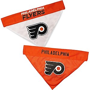 Pets First NHL Philadelphia Flyers Reversible Dog & Cat Bandana, Large/X-Large