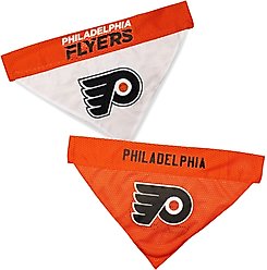 Pets First NHL Philadelphia Flyers Reversible Dog & Cat Bandana, Small/Medium