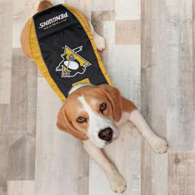 Show full view: Pets First NHL Pittsburgh Penguins Dog & Cat Puffer Vest, Large slide 6 of 7