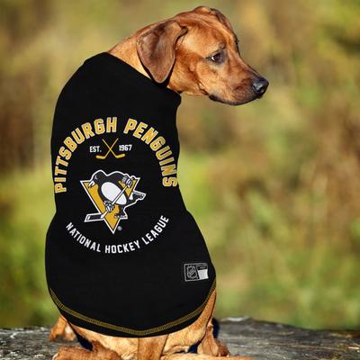 Show full view: Pets First NHL Pittsburgh Penguins Dog & Cat T-Shirt, Small slide 4 of 5