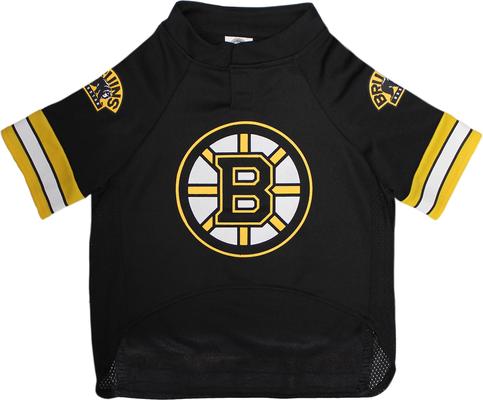 Show full view: Pets First NHL Player Dog Jersey, Large, David Pastrnak slide 2 of 5