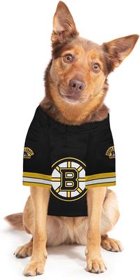Show full view: Pets First NHL Player Dog Jersey, Large, David Pastrnak slide 3 of 5
