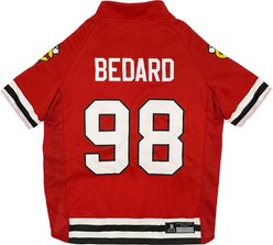 Pets First NHL Player Dog Jersey, Small, Connor Bedard slide 1 of 5