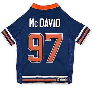 Pets First NHL Player Dog Jersey, X-Large, Connor McDavid