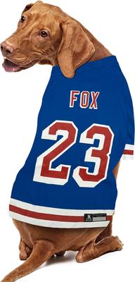 Show full view: Pets First NHL Player Dog Jersey, X-Small, Adam Fox slide 6 of 6