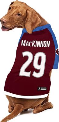 Show full view: Pets First NHL Player Dog Jersey, X-Small, Nathan Mackinnon slide 4 of 5