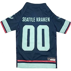 Pets First NHL Seattle Kraken Dog & Cat Jersey, XX-Large