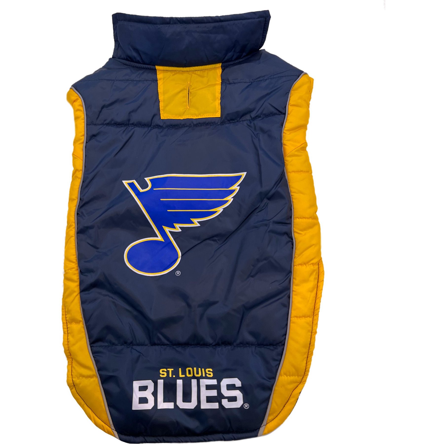 Pets First NHL St.Louis Blues Dog & Cat Puffer Vest, Medium