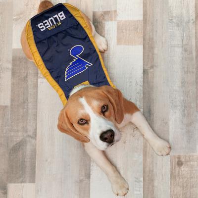 Show full view: Pets First NHL St.Louis Blues Dog & Cat Puffer Vest, Medium slide 5 of 6