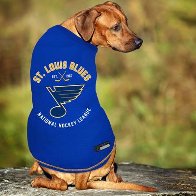 Show full view: Pets First NHL St.Louis Blues Dog & Cat T-Shirt, Large slide 4 of 5
