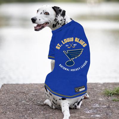 Show full view: Pets First NHL St.Louis Blues Dog & Cat T-Shirt, Large slide 5 of 5
