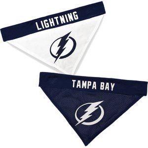 Pets First NHL Tampa Bay Lightning Reversible Dog & Cat Bandana, Large/X-Large