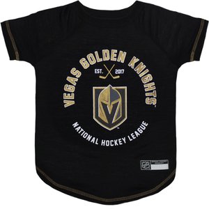 Pets First NHL Vegas Golden Knights Dog & Cat T-Shirt, X-Large