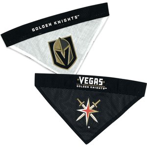 Pets First NHL Vegas Golden Knights Reversible Dog & Cat Bandana, Large/X-Large