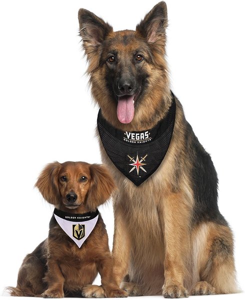 Show full view: Pets First NHL Vegas Golden Knights Reversible Dog & Cat Bandana, Large/X-Large slide 5 of 5