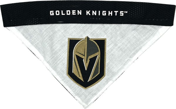 Show full view: Pets First NHL Vegas Golden Knights Reversible Dog & Cat Bandana, Large/X-Large slide 2 of 5