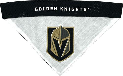 Show full view: Pets First NHL Vegas Golden Knights Reversible Dog & Cat Bandana, Large/X-Large slide 3 of 6