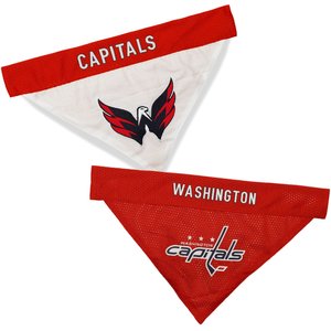 Pets First NHL Washington Capitals Reversible Dog & Cat Bandana, Large/X-Large