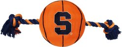 Pets First NBA Basketball Tough Squeaky Plush Dog Chew Toy, Syracuse