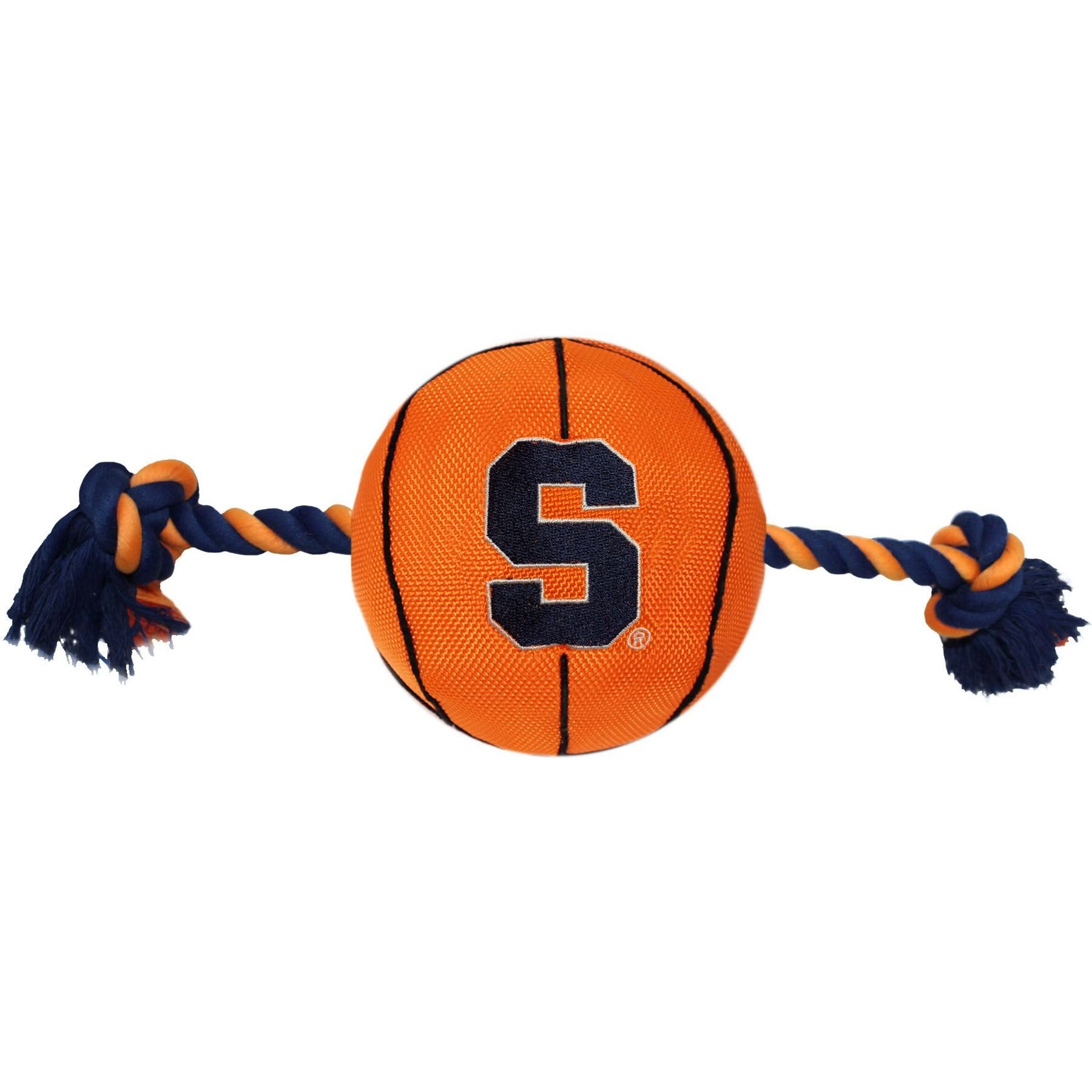 Pets First NBA Basketball Tough Squeaky Plush Dog Chew Toy, Syracuse