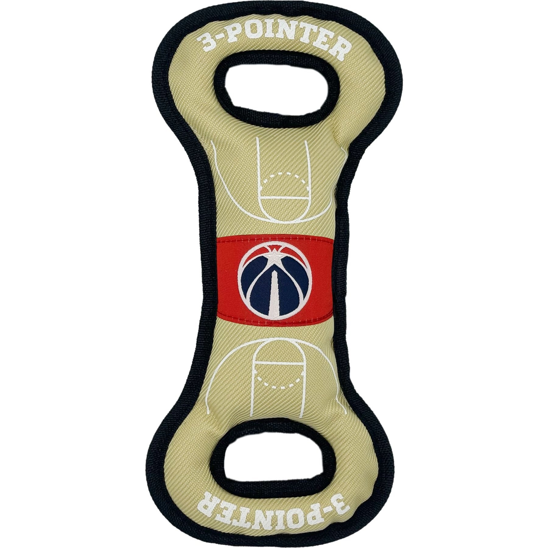 Pets First Nylon Court Tough Squeaky Dog Chew Toy, Washington Wizards