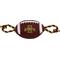 Show in main carousel: Pets First Nylon Football Tough Squeaky Dog Chew Toy, Iowa State slide 1 of 7
